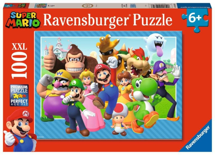 Ravensburger Super Mario 100p palapelit ryhmässä LELUT, TUOTTEET LAPSILLE JA VAUVOILLE / Leikkikalut, Askartelu &Pelit / Palapelit @ TP E-commerce Nordic AB (C86808)