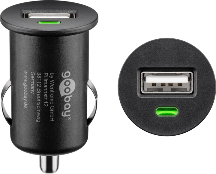 Goobay Biladdare (5 W) 5 W max. 1,0 A (12/24 V) 1x USB ryhmässä ÄLYPUHELIMET JA TABLETIT / Laturit & Kaapelit / Autolaturi / Autolaturi USB @ TP E-commerce Nordic AB (C86837)