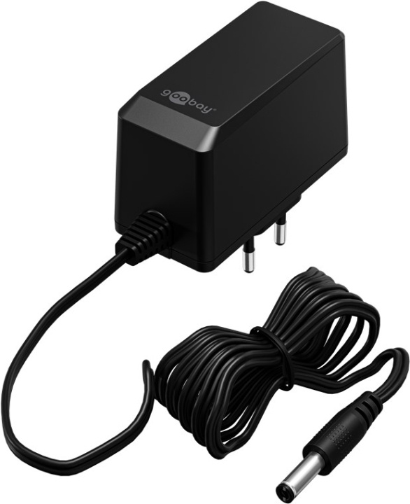 Goobay 12 V nätdel (27 W / 2,25 A) med centrumstift (han) 5,5 mm x 2,1 mm ryhmässä KOTI, TALOUS JA PUUTARHA / Sähkö & Valaistus / Verkkosovitin @ TP E-commerce Nordic AB (C86887)