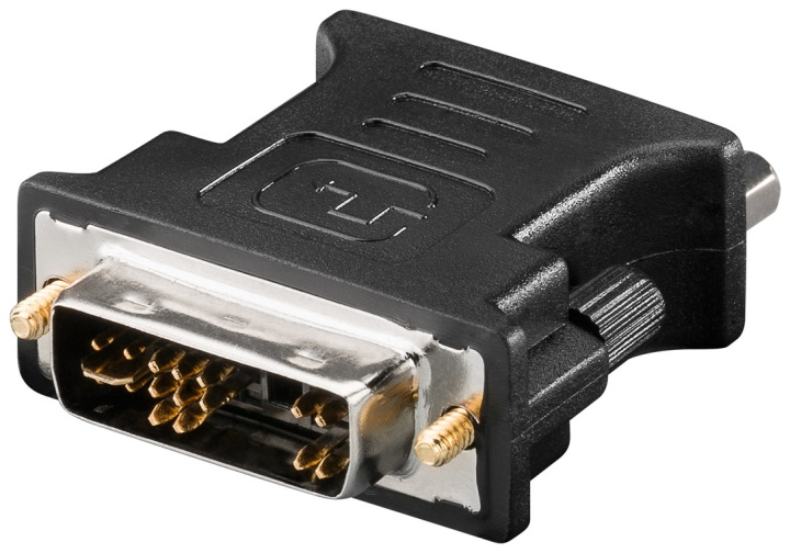 Goobay Monitoradapter DVI-A/VGA DVIA plugg (12 + 5 stift) > VGA-uttag (15-pin) ryhmässä TIETOKOONET & TARVIKKEET / Kaapelit & Sovittimet / VGA / Sovittimet @ TP E-commerce Nordic AB (C86912)