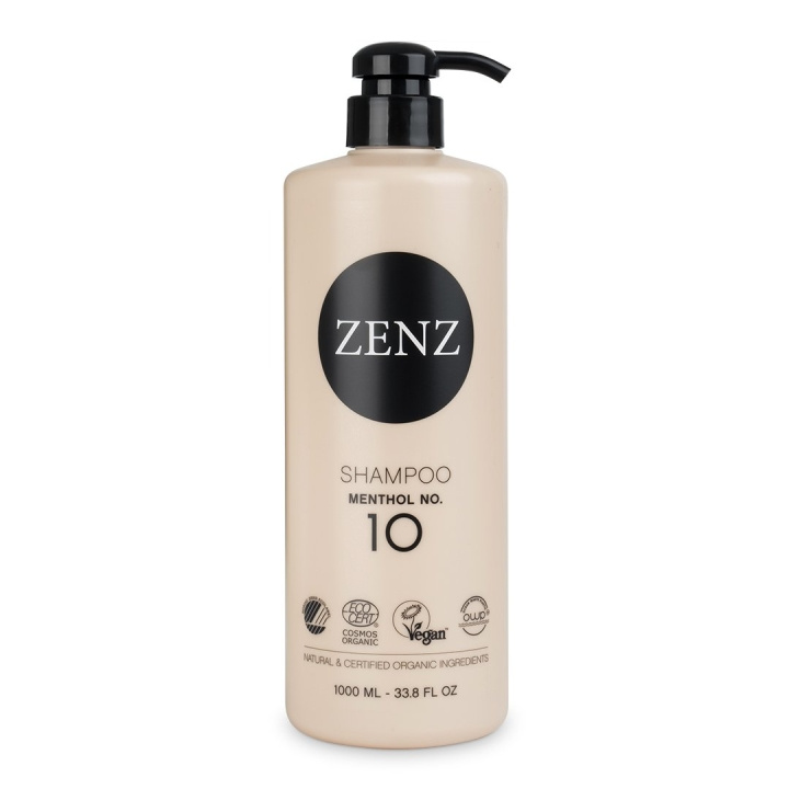 ZENZ Luomu Menthol No. 10 Shampoo - 1000 ml ryhmässä KAUNEUS JA TERVEYS / Hiukset &Stailaus / Hiustenhoito / Shampoo @ TP E-commerce Nordic AB (C87101)