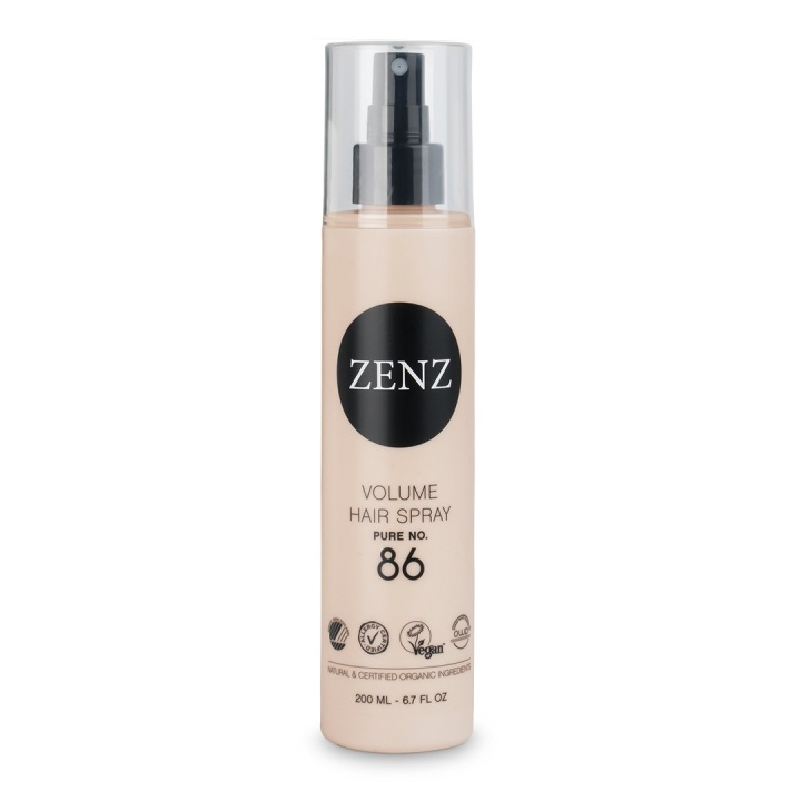 ZENZ Organic Volume Hair Spray nro 86 Keskipitkä pito - 200 ml ryhmässä KAUNEUS JA TERVEYS / Hiukset &Stailaus / Hiusten stailaus / Tuuheuttava hiuspuuteri @ TP E-commerce Nordic AB (C87102)