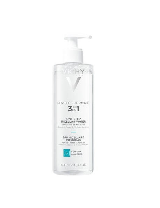 Vichy Pureté Thermale Mineral Micellar Water kasvojen puhdistusaine 400 ml ryhmässä KAUNEUS JA TERVEYS / Ihonhoito / Kasvot / Puhdistus @ TP E-commerce Nordic AB (C87169)