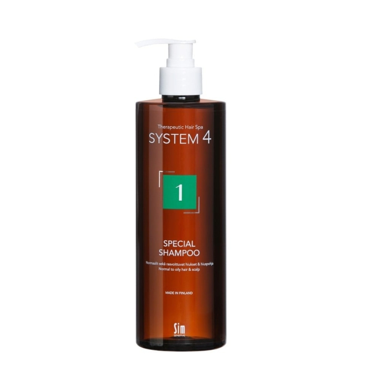 System 4 Nr. 1 Climbazole Shampoo 500 ml ryhmässä KAUNEUS JA TERVEYS / Hiukset &Stailaus / Hiustenhoito / Shampoo @ TP E-commerce Nordic AB (C87175)