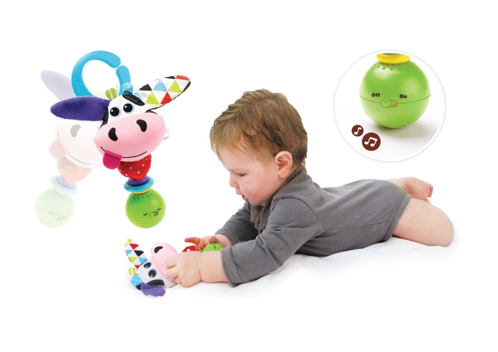 Yookidoo Shake Me Rattle Cow - (YO40132) - (YO40132) ryhmässä LELUT, TUOTTEET LAPSILLE JA VAUVOILLE / Lelut vauvoille (0-3v) / Toiminnalliset lelut @ TP E-commerce Nordic AB (C87201)