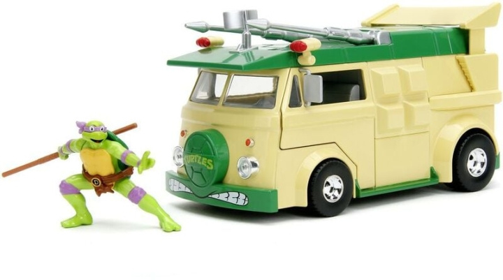 Teenage Mutant Ninja Turtles Jada - Ninja Turtles - Kilpikonnat osa Wagon 1:24 (253285003) ryhmässä LELUT, TUOTTEET LAPSILLE JA VAUVOILLE / Leikkikalut, Askartelu &Pelit / Leikkiautot @ TP E-commerce Nordic AB (C87203)