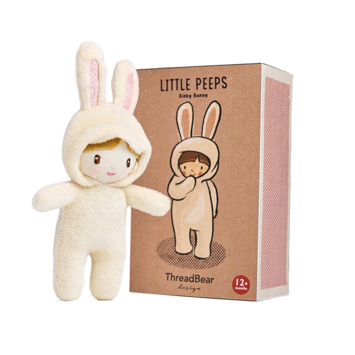 ThreadBear Little Peeps - Binky pupunukke 13,5 cm - (TB4111) ryhmässä LELUT, TUOTTEET LAPSILLE JA VAUVOILLE / Leikkikalut, Askartelu &Pelit / Nuket & Tarvikkeet @ TP E-commerce Nordic AB (C87208)