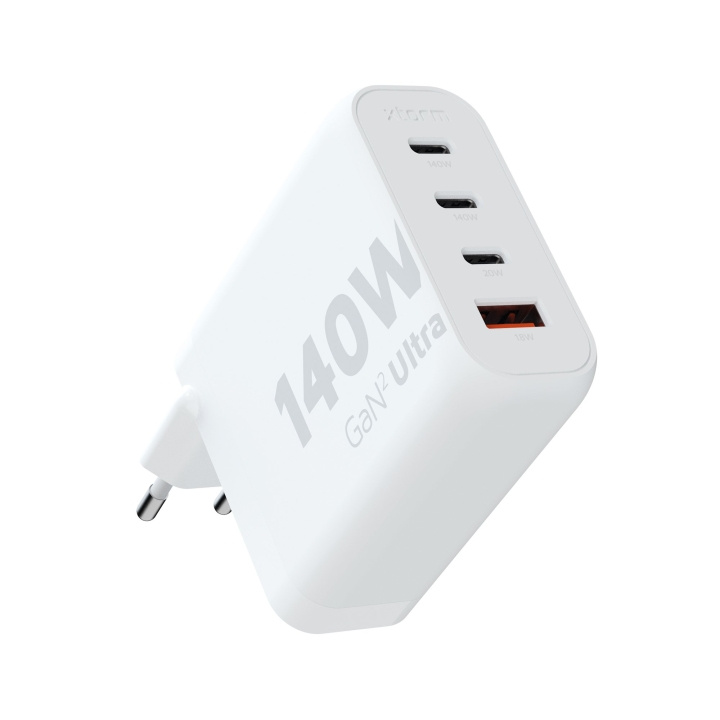 Xtorm 140W GaN2 Ultra Home Laturi 3xUSB-C/USB-A Valkoinen ryhmässä ÄLYPUHELIMET JA TABLETIT / Laturit & Kaapelit / Seinälaturi @ TP E-commerce Nordic AB (C87236)