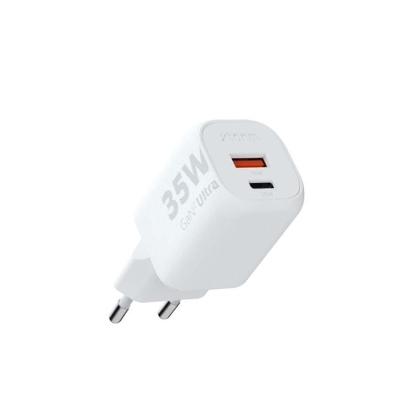 Xtorm 35W GaN2 Ultra kotilaturi USB-C PD/USB-A Valkoinen ryhmässä ÄLYPUHELIMET JA TABLETIT / Laturit & Kaapelit / Seinälaturi / Seinälaturi USB @ TP E-commerce Nordic AB (C87238)