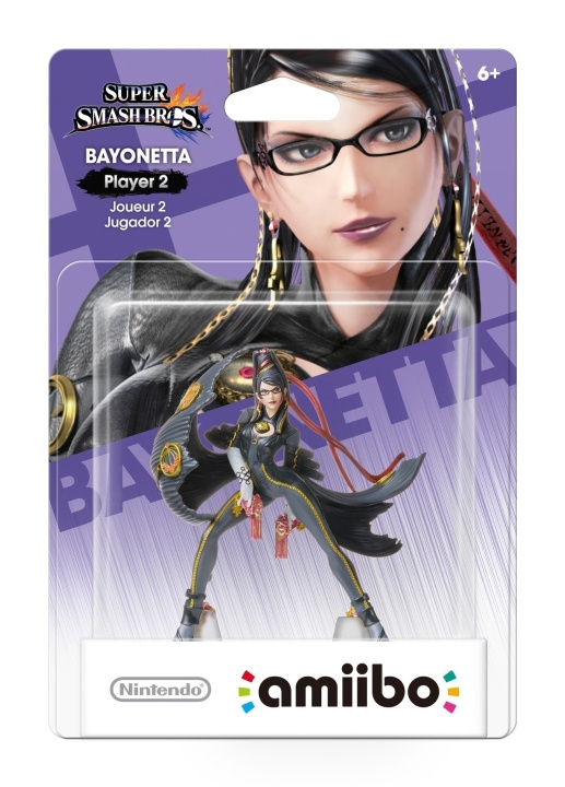 Nintendo Amiibo-figuuri Bayonetta Player 2 (Super Smash Bros.) ryhmässä KODINELEKTRONIIKKA / Pelikonsolit & Tarvikkeet / Nintendo Switch @ TP E-commerce Nordic AB (C87431)