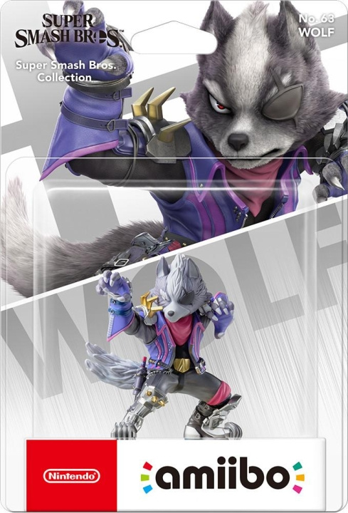 Amiibo Nintendo Amiibo Wolf (Smash Bros Collection) ryhmässä KODINELEKTRONIIKKA / Pelikonsolit & Tarvikkeet / Nintendo Switch @ TP E-commerce Nordic AB (C87450)