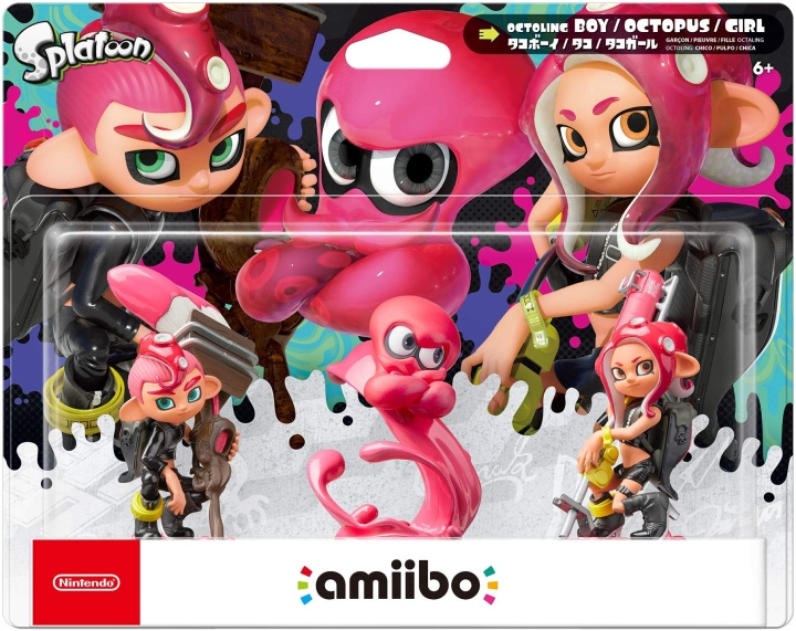 Nintendo Amiibo Splatoon Octoling - 3-pakkaus ryhmässä KODINELEKTRONIIKKA / Pelikonsolit & Tarvikkeet / Nintendo Switch / Tarvikkeet @ TP E-commerce Nordic AB (C87452)