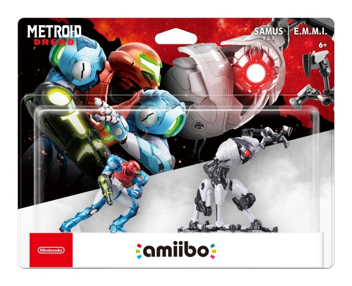 Nintendo Amiibo Samus ja E.M.M.I. 2-pack-setti ryhmässä KODINELEKTRONIIKKA / Pelikonsolit & Tarvikkeet / Nintendo Switch / Tarvikkeet @ TP E-commerce Nordic AB (C87504)