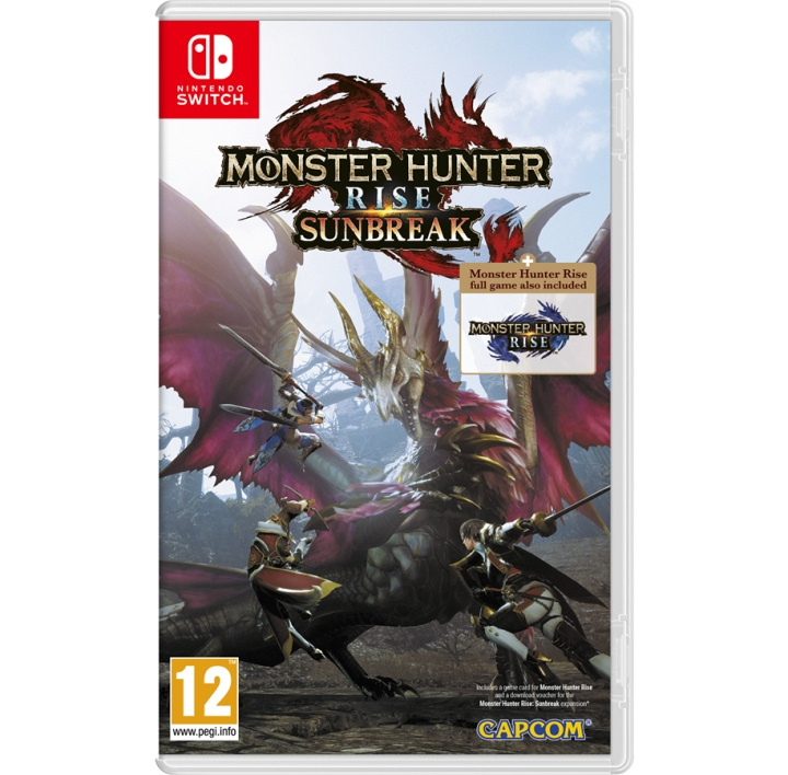 Capcom Monster Hunter Rise + Sunbreak ryhmässä KODINELEKTRONIIKKA / Pelikonsolit & Tarvikkeet / Nintendo Switch / Pelit @ TP E-commerce Nordic AB (C87532)