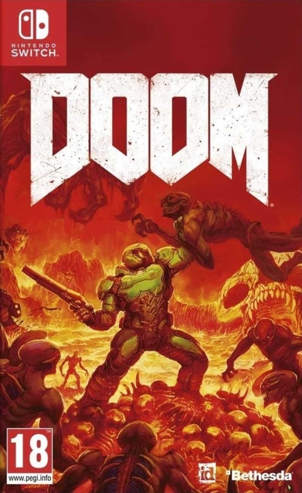 Bethesda DOOM (code in a box) ryhmässä KODINELEKTRONIIKKA / Pelikonsolit & Tarvikkeet / Nintendo Switch / Pelit @ TP E-commerce Nordic AB (C87543)