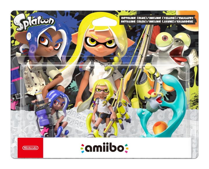 Nintendo Splatoon 3, Amiibo Triple Pack - kolmoispakkaus ryhmässä KODINELEKTRONIIKKA / Pelikonsolit & Tarvikkeet / Nintendo Switch / Tarvikkeet @ TP E-commerce Nordic AB (C87545)