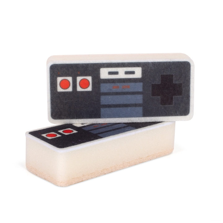 ThumbsUp Retro Controller Sponges Set of 2, with Scourer ryhmässä KOTI, TALOUS JA PUUTARHA / Puutarhatuotteet / Puhdistus @ TP E-commerce Nordic AB (C87639)