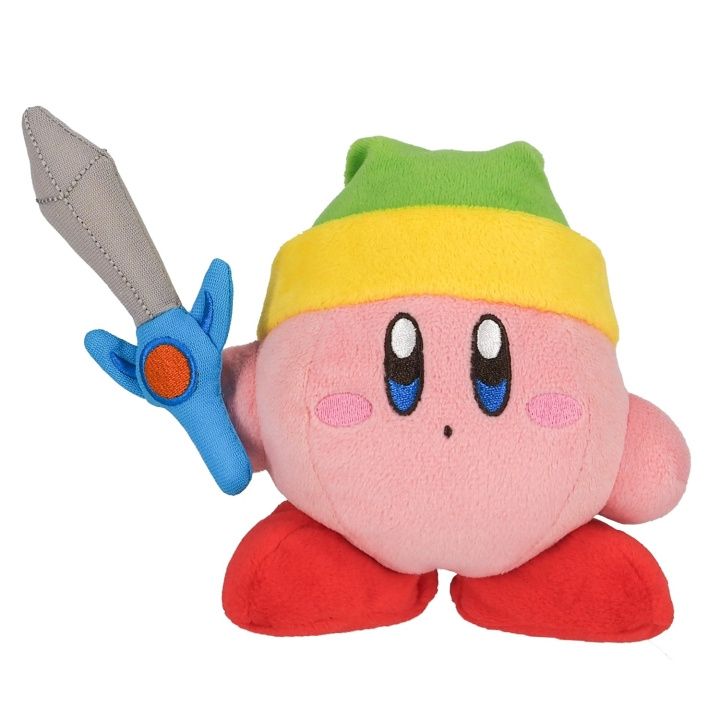 Super Mario Kirby - Kirby miekan kanssa ryhmässä LELUT, TUOTTEET LAPSILLE JA VAUVOILLE / Lelut vauvoille (0-3v) / Pehmolelut @ TP E-commerce Nordic AB (C87689)