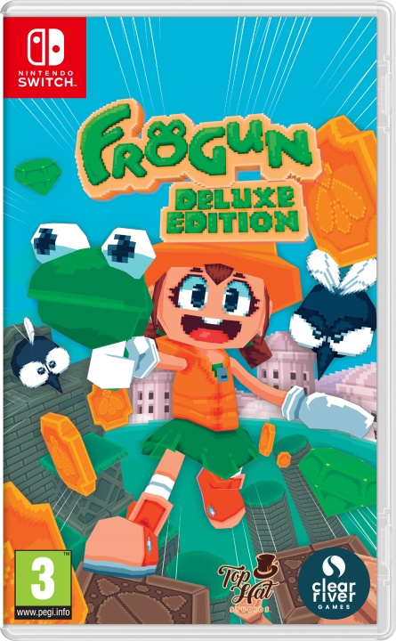 Clear River Games Frogun - Deluxe Edition ryhmässä KODINELEKTRONIIKKA / Pelikonsolit & Tarvikkeet / Nintendo Switch / Pelit @ TP E-commerce Nordic AB (C87726)