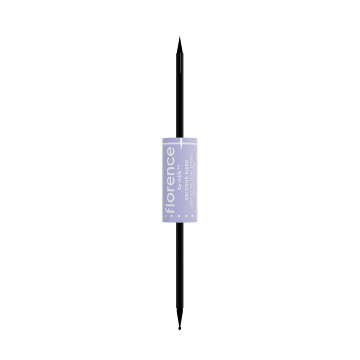 Florence by Mills OYM Dual-Ended Liquid Eyeliner 7 ml Musta ryhmässä KAUNEUS JA TERVEYS / Meikit / Silmät ja kulmat / Silmänrajauskynä / Kajaali @ TP E-commerce Nordic AB (C87757)