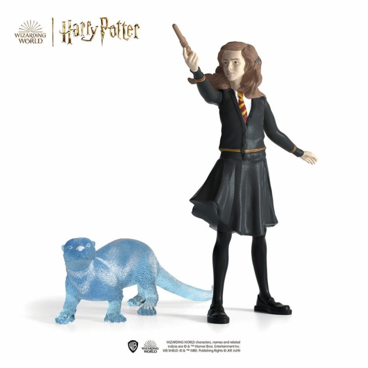 Schleich Harry Potter - Hermione Granger & suojelija (42681) ryhmässä LELUT, TUOTTEET LAPSILLE JA VAUVOILLE / Leikkikalut, Askartelu &Pelit / Figuurit, miniatyyrit ja tarvikkeet @ TP E-commerce Nordic AB (C87897)