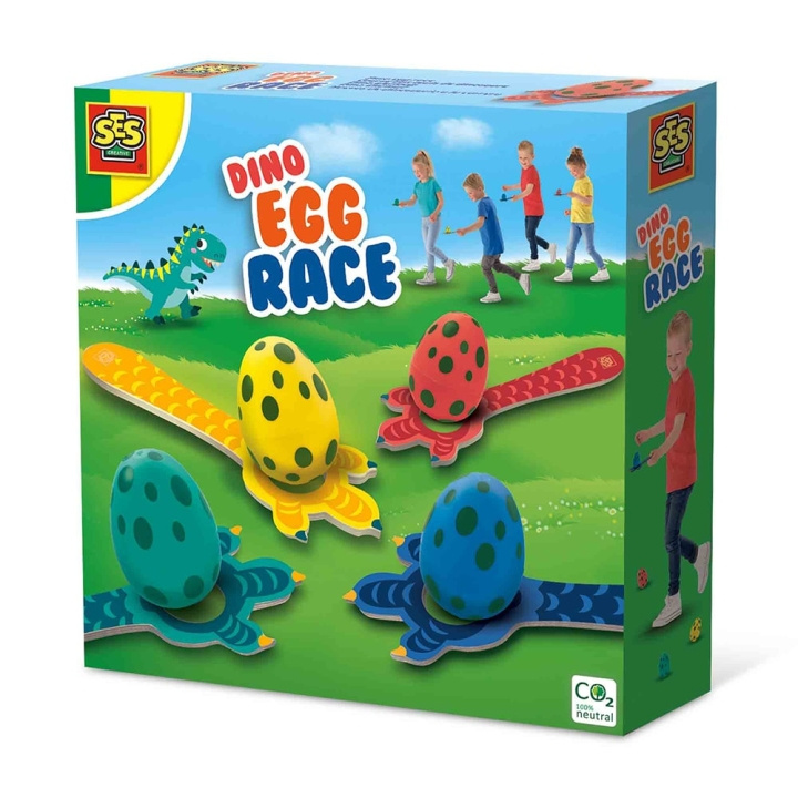 SES Creative Dino Egg Race - (S02308) ryhmässä LELUT, TUOTTEET LAPSILLE JA VAUVOILLE / Leikkikalut, Askartelu &Pelit / Seurapelit / Lasten pelit @ TP E-commerce Nordic AB (C87921)