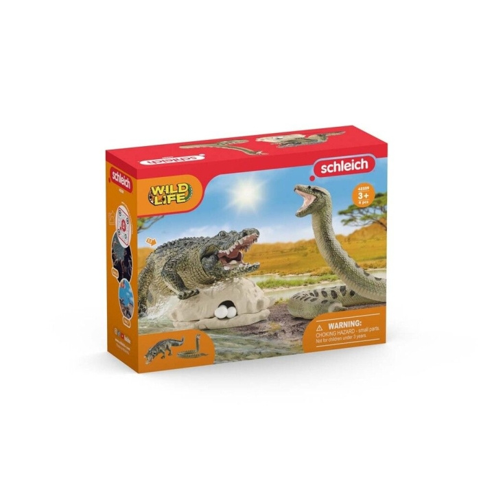 Schleich Villieläimet - Vaaraa suolla (42559) ryhmässä LELUT, TUOTTEET LAPSILLE JA VAUVOILLE / Leikkikalut, Askartelu &Pelit / Lelusarja @ TP E-commerce Nordic AB (C87960)