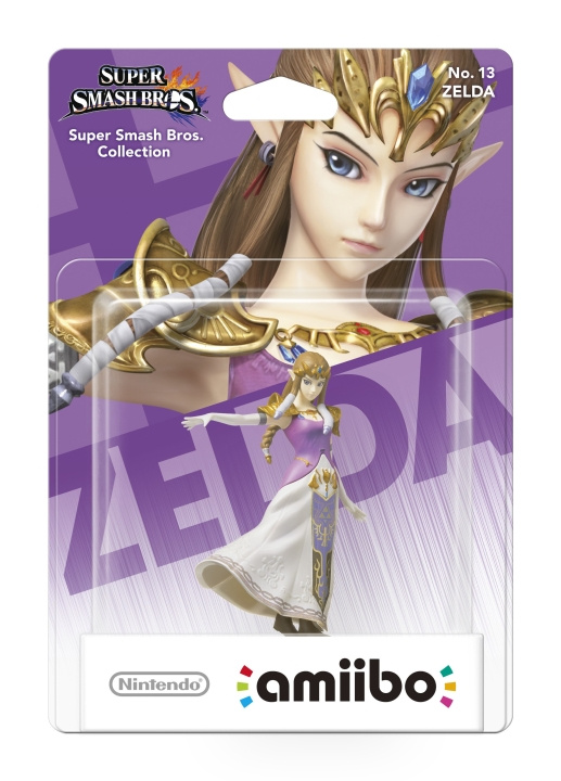 Nintendo Amiibo-figuuri Zelda (Super Smash Bros.) ryhmässä KODINELEKTRONIIKKA / Pelikonsolit & Tarvikkeet / Nintendo Switch / Tarvikkeet @ TP E-commerce Nordic AB (C87977)