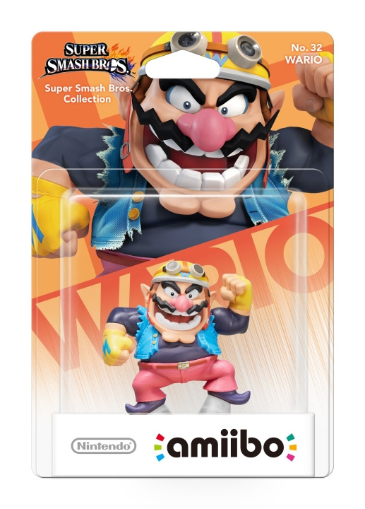 Nintendo Amiibo hahmo Wario ryhmässä KODINELEKTRONIIKKA / Pelikonsolit & Tarvikkeet / Nintendo Switch / Tarvikkeet @ TP E-commerce Nordic AB (C87992)