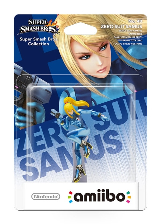 Nintendo Amiibo-figuuri Zero Suit Samus ryhmässä KODINELEKTRONIIKKA / Pelikonsolit & Tarvikkeet / Nintendo Switch / Tarvikkeet @ TP E-commerce Nordic AB (C88002)