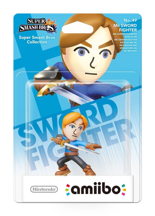 Nintendo Amiibo hahmo Mii Sword Fighter Mii-miekkailija ryhmässä KODINELEKTRONIIKKA / Pelikonsolit & Tarvikkeet / Nintendo Switch / Tarvikkeet @ TP E-commerce Nordic AB (C88009)