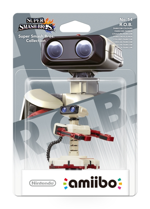 Nintendo Amiibo-figuuri R.O.B. Famicom Colours (Super Smash Bros. Collection) ryhmässä KODINELEKTRONIIKKA / Pelikonsolit & Tarvikkeet / Nintendo Switch / Tarvikkeet @ TP E-commerce Nordic AB (C88015)