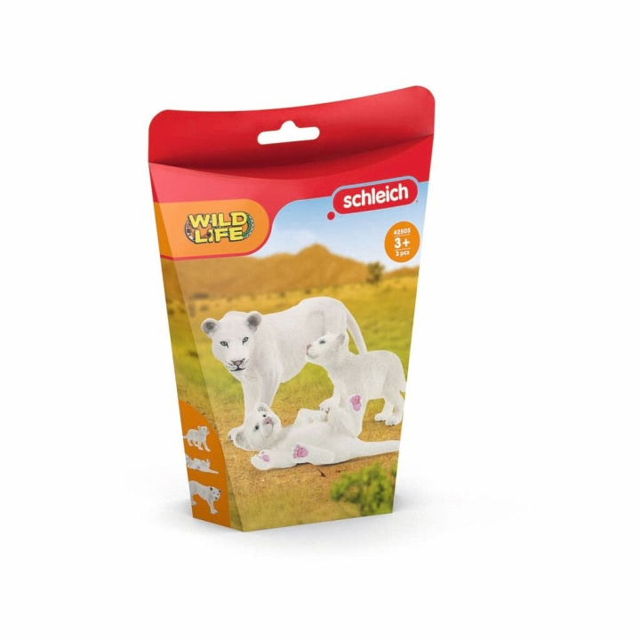 Schleich Wild Life - Leijonaemo pentujen kanssa (42505) ryhmässä LELUT, TUOTTEET LAPSILLE JA VAUVOILLE / Leikkikalut, Askartelu &Pelit / Figuurit, miniatyyrit ja tarvikkeet @ TP E-commerce Nordic AB (C88049)