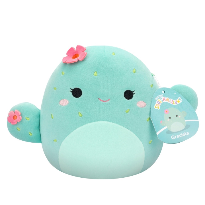 Squishmallows 19 cm P20 Pehmo - Graciela Kaktus (206077) ryhmässä LELUT, TUOTTEET LAPSILLE JA VAUVOILLE / Lelut vauvoille (0-3v) / Pehmolelut @ TP E-commerce Nordic AB (C88064)