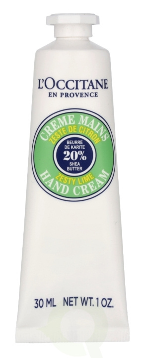 L\'Occitane Shea Butter Zesty Lime Hand Cream 30 ml ryhmässä KAUNEUS JA TERVEYS / Manikyyri/Pedikyyri / Käsirasva @ TP E-commerce Nordic AB (C88139)