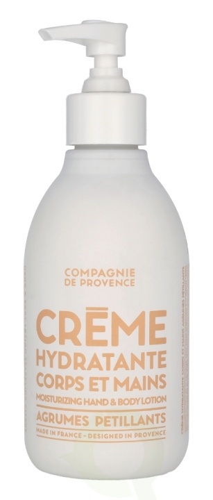 Compagnie De Provence Hand & Body Lotion 300 ml Sparkling Citrus ryhmässä KAUNEUS JA TERVEYS / Ihonhoito / Kehon hoito / Vartalovoide @ TP E-commerce Nordic AB (C88179)