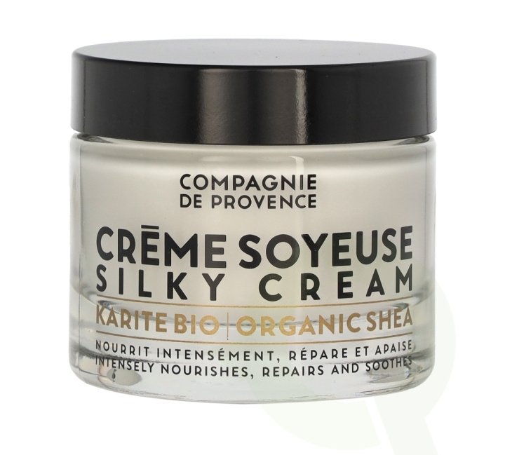 Compagnie De Provence Silky Cream 50 ml Organic Shea ryhmässä KAUNEUS JA TERVEYS / Ihonhoito / Kehon hoito / Vartalovoide @ TP E-commerce Nordic AB (C88192)