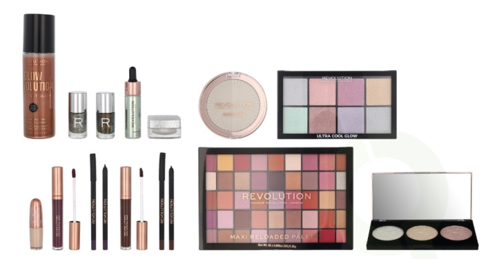 Makeup Revolution Advent Calendar Limited Edition 12 piece 12 Pcs ryhmässä LELUT, TUOTTEET LAPSILLE JA VAUVOILLE / Leikkikalut, Askartelu &Pelit / Joulukalenterit @ TP E-commerce Nordic AB (C88207)