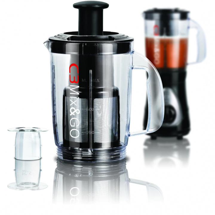 C3 Mix&Go Blender- & Juicer Jar ryhmässä KOTI, TALOUS JA PUUTARHA / Kodinkoneet / Yleiskoneet ja monitoimikoneet / Tehosekoittimet @ TP E-commerce Nordic AB (C88227)