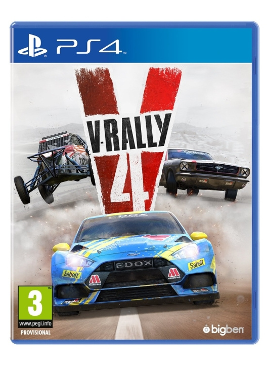 Bigben V-Rally 4 ryhmässä KODINELEKTRONIIKKA / Pelikonsolit & Tarvikkeet / Sony PlayStation 4 / Peli @ TP E-commerce Nordic AB (C88303)