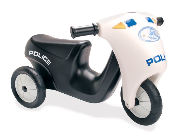 Dantoy Poliisin skootteri kumipyörillä (3333) ryhmässä LELUT, TUOTTEET LAPSILLE JA VAUVOILLE / Leikkikalut, Askartelu &Pelit / Kävelyautot @ TP E-commerce Nordic AB (C88309)