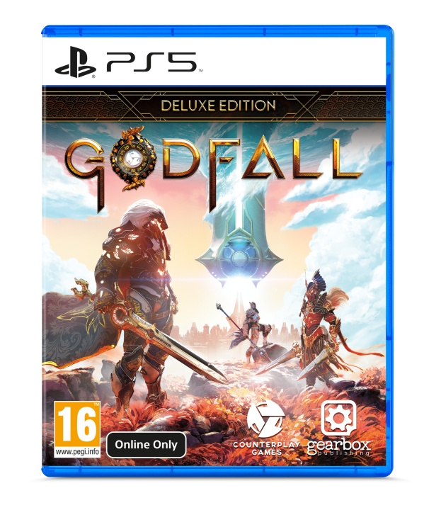 Godfall (Deluxe Edition) ryhmässä KODINELEKTRONIIKKA / Pelikonsolit & Tarvikkeet / Sony PlayStation 5 / Peli @ TP E-commerce Nordic AB (C88380)