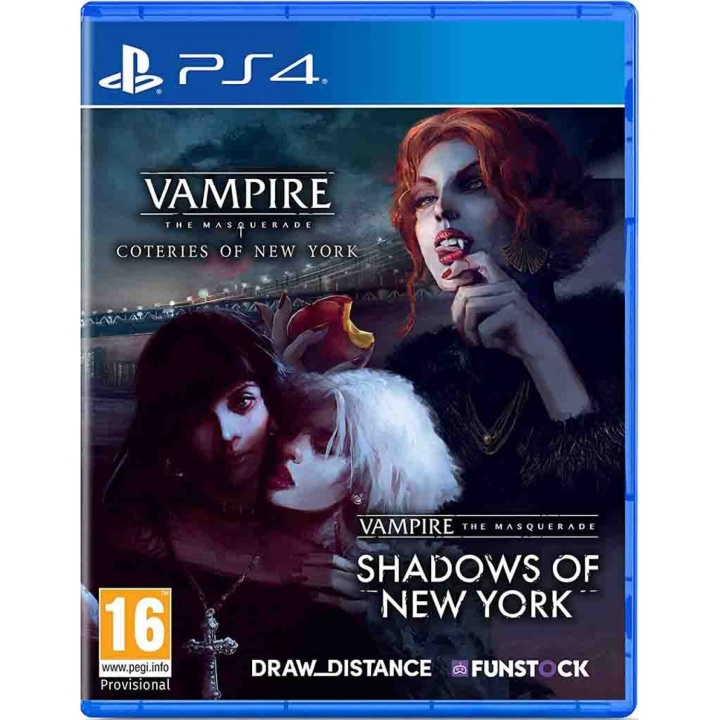 Badland Games Vampyyri: The Masquerade - Coteries of New York + Shadows of New York (Collector\'s Edition) ryhmässä KODINELEKTRONIIKKA / Pelikonsolit & Tarvikkeet / Sony PlayStation 4 / Peli @ TP E-commerce Nordic AB (C88397)