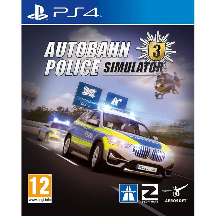 Aerosoft Autobahn poliisi simulaattori 3 ryhmässä KODINELEKTRONIIKKA / Pelikonsolit & Tarvikkeet / Sony PlayStation 4 / Peli @ TP E-commerce Nordic AB (C88482)