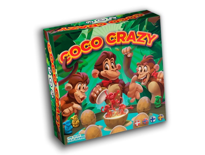 Board games Coco Crazy (pohjoismainen) ryhmässä LELUT, TUOTTEET LAPSILLE JA VAUVOILLE / Peli / Lasten pelit @ TP E-commerce Nordic AB (C88487)