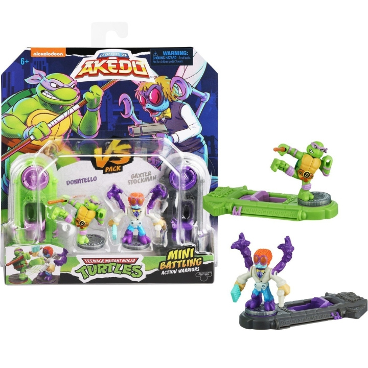 Akedo Teenage Mutant Ninja Turtle Versus Pack - asst. ( 20306 ) ryhmässä LELUT, TUOTTEET LAPSILLE JA VAUVOILLE / Leikkikalut, Askartelu &Pelit / Figuurit, miniatyyrit ja tarvikkeet @ TP E-commerce Nordic AB (C88656)