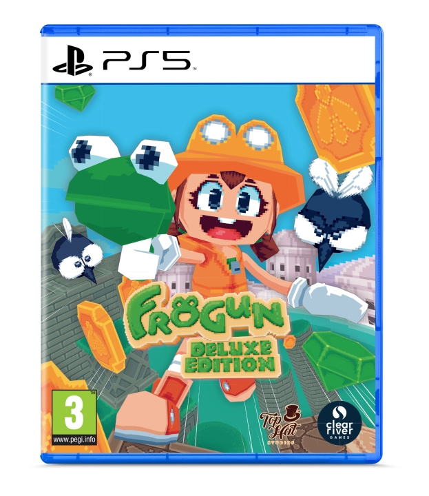 Clear River Games Frogun - Deluxe Edition ryhmässä KODINELEKTRONIIKKA / Pelikonsolit & Tarvikkeet / Sony PlayStation 5 / Peli @ TP E-commerce Nordic AB (C88692)