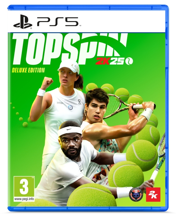 2K Games TopSpin 2K25 (Deluxe Edition) ryhmässä KODINELEKTRONIIKKA / Pelikonsolit & Tarvikkeet / Sony PlayStation 5 / Peli @ TP E-commerce Nordic AB (C88722)