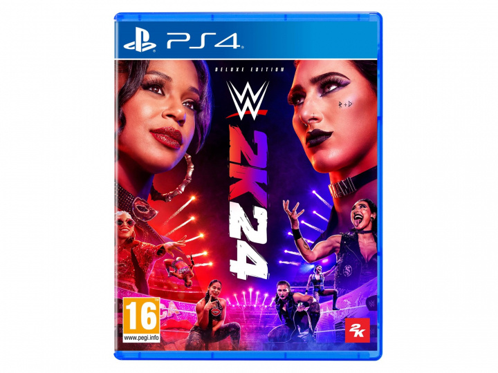 2K Games WWE 2K24 (Deluxe Edition) ryhmässä KODINELEKTRONIIKKA / Pelikonsolit & Tarvikkeet / Sony PlayStation 4 / Peli @ TP E-commerce Nordic AB (C88724)