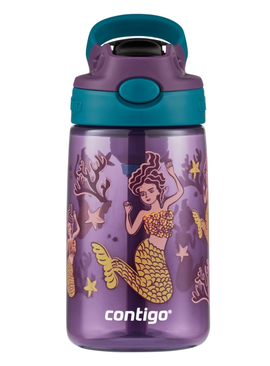 Contigo Helppo puhdistaa lasten vesipullo 420ml - merenneitoja ryhmässä LELUT, TUOTTEET LAPSILLE JA VAUVOILLE / Syö ja juo / Tuttipullot & Tarvikkeet @ TP E-commerce Nordic AB (C88856)